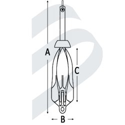 FOLDING ANCHOR HB