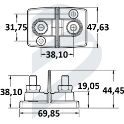 BASE DE CONEXIONES DUAL POWERPOST