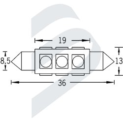 FESTOON 8,5-36 4CARAS