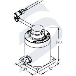 RUDDER ANGLE GAUGE PL Ø85