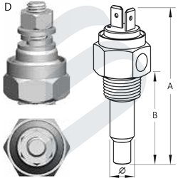 WATER TEMPERATURE SENSOR TYPE D