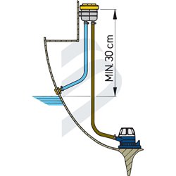 Bilge-oil separator 19mm hose connection