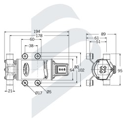 IMPELLER PUMP UP1-JR