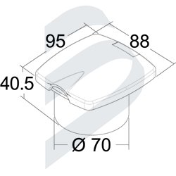 DECK SHOWER KIT - C