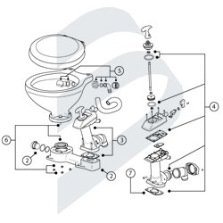 REPUESTO INODOROS MANUALES