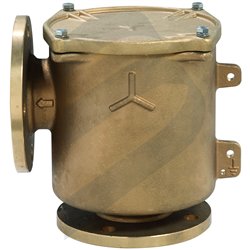 FLANGED WATER STRAINER 90º