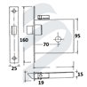 MORTISE LOCK