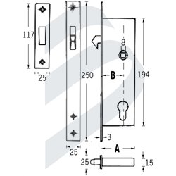 MORTISE LOCK