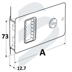 CERRADURA MOBELLA `FLUSH`