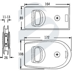 CERRADURA ´FLUSH-PRO´