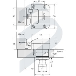 PUSH KNOB LATCH TLP