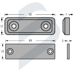 SILICON SEALED MAGNETIC CATCH