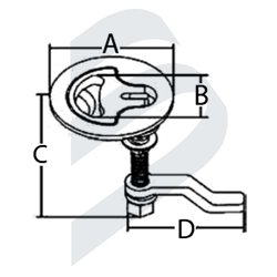 COMPRESSION `D` LATCH