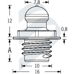 QUICK-FIT BALL PIN SHORT