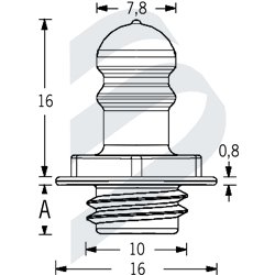 QUICK-FIT BALL PIN LONG