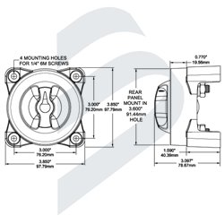 E-SERIES BATTERY SWITCH SINGLE CIRCUIT