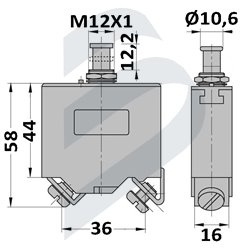 BUTTON CIRCUIT BREAKER 452