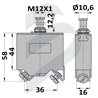 BUTTON CIRCUIT BREAKER 452