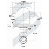 REFLECTOR/TABLE TOP MAGNETIC COMPASS C20-00128