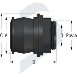 QUICK COUPLING TANK FITTING BRASS-VITON