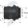 QUICK COUPLING TANK FITTING BRASS-VITON