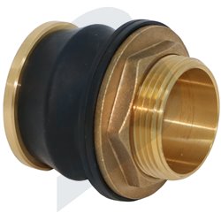 QUICK COUPLING TANK FITTING BRASS-NITRILE