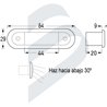 LUZ DE CORTESIA OBLONG STEP