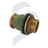 QUICK COUPLING TANK FITTING BRASS-VITON