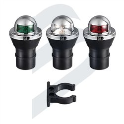 SET OF BATTERY-OPERATED NAVIGATION LIGHTS