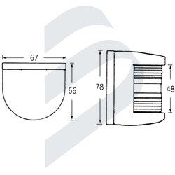 TOPE VERTICAL INOX