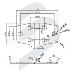 SYMMETRIC HINGE