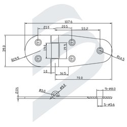 ASYMMETRIC HINGE