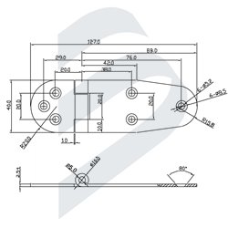 ASYMMETRIC HINGE