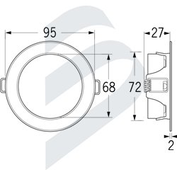 EUROLED 95  - DOBLE COLOR