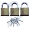 MARINE PADLOCK SET OF 3 - 50MM