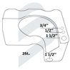 WASTEWATER TANK 26 L TOILET