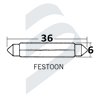 FESTOON BULB 6X36