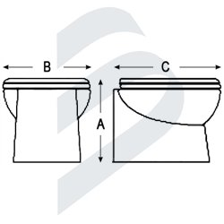 SILENT PREMIUM LOW ELECTRIC TOILET