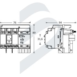 RESIDUAL CURRENT BREAKER DOUBLE POLE