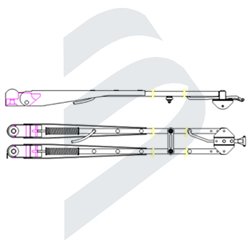 PANTOGRAFO WYNN HEAVY DUTY 990MM