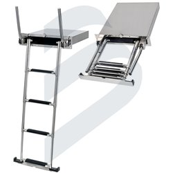TELESCOPIC LADDER WITH HANDLES
