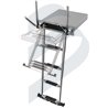 TELESCOPIC LADDER WITH HANDLES