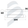 505 RESOLUX FLUORESCENT WHITE WITHOUT SWITCH 12V