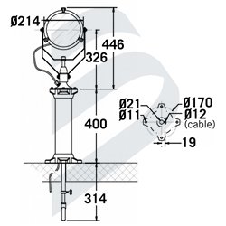 HEADLIGHT COVER-BALL JOINT