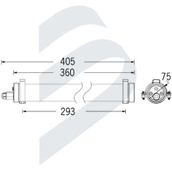 LUMINARIAS DE TUBO TRI-PROOF 360MM