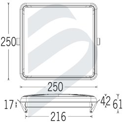 LUMINARIAS QUADRO USLC 12W