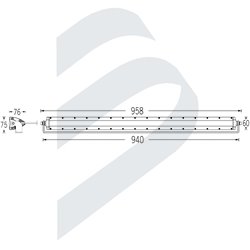 FLOODLIGHT BAR FLLB 90W