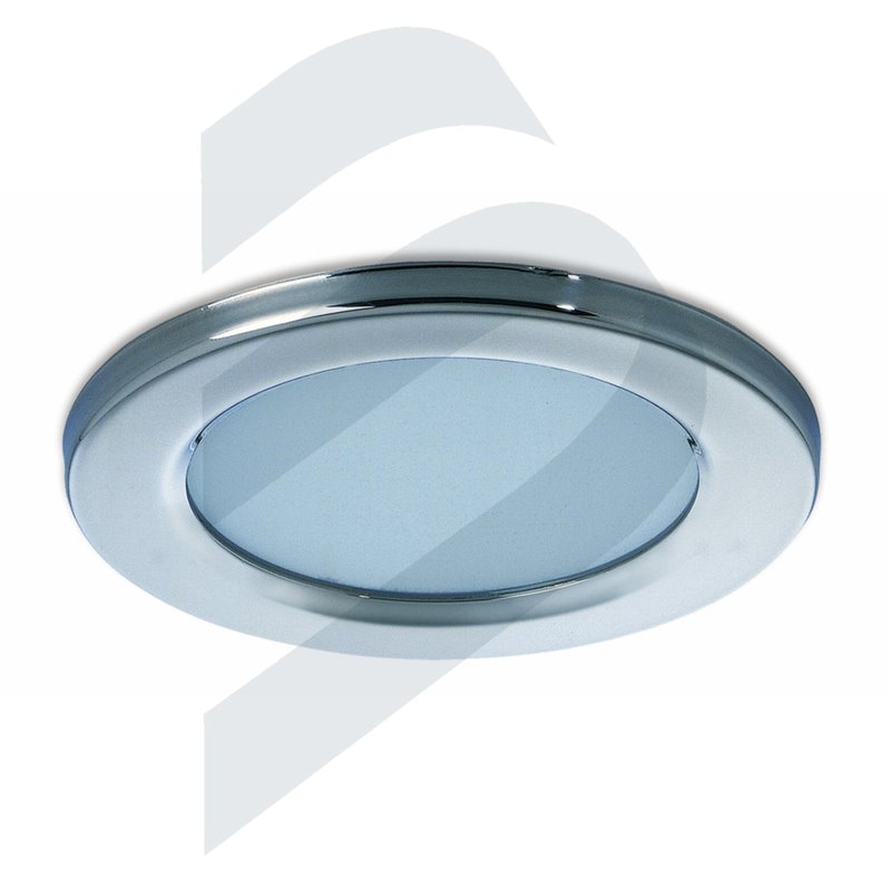 SPOT IP65 `DIANA 85`-INOX-85MM-G4 CRISTAL SATINADO