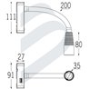 LUZ DE PARED DIMABLE DLRL-AC