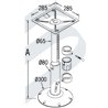 PEDESTALES TELESCOPICOS ASIENTOS